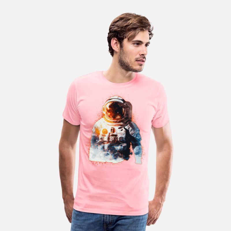 Spaceman Astronaut Galaxy Astronomy Sci Fi Fan