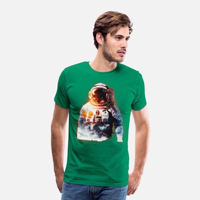 Spaceman Astronaut Galaxy Astronomy Sci Fi Fan