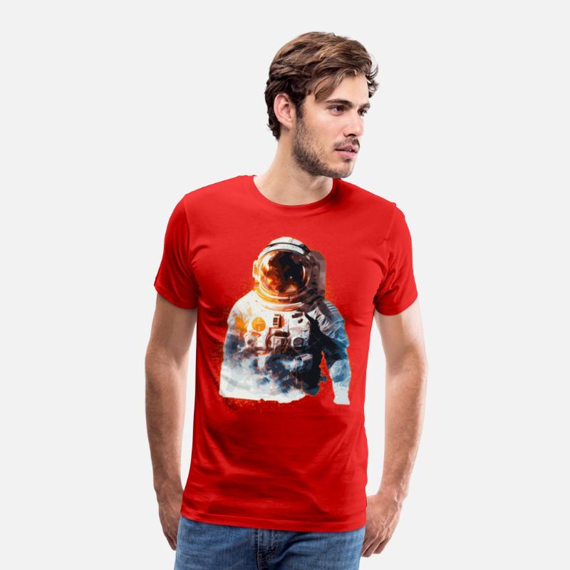 Spaceman Astronaut Galaxy Astronomy Sci Fi Fan