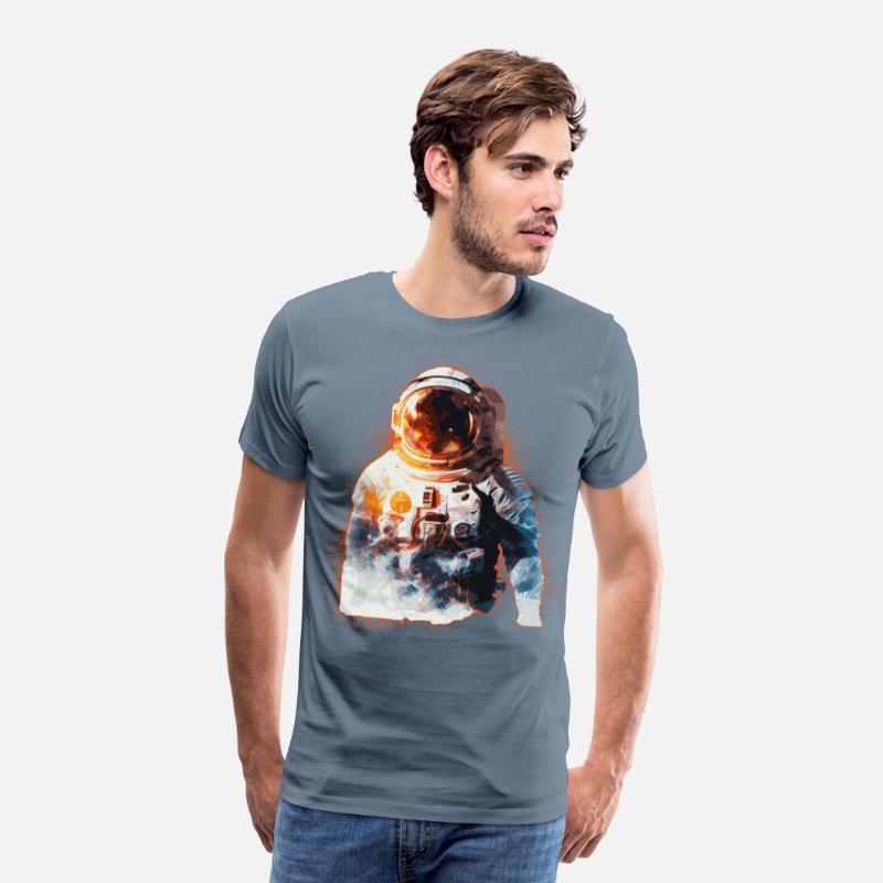 Spaceman Astronaut Galaxy Astronomy Sci Fi Fan