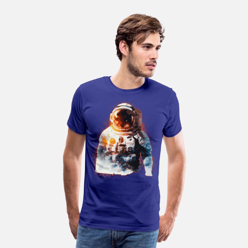 Spaceman Astronaut Galaxy Astronomy Sci Fi Fan