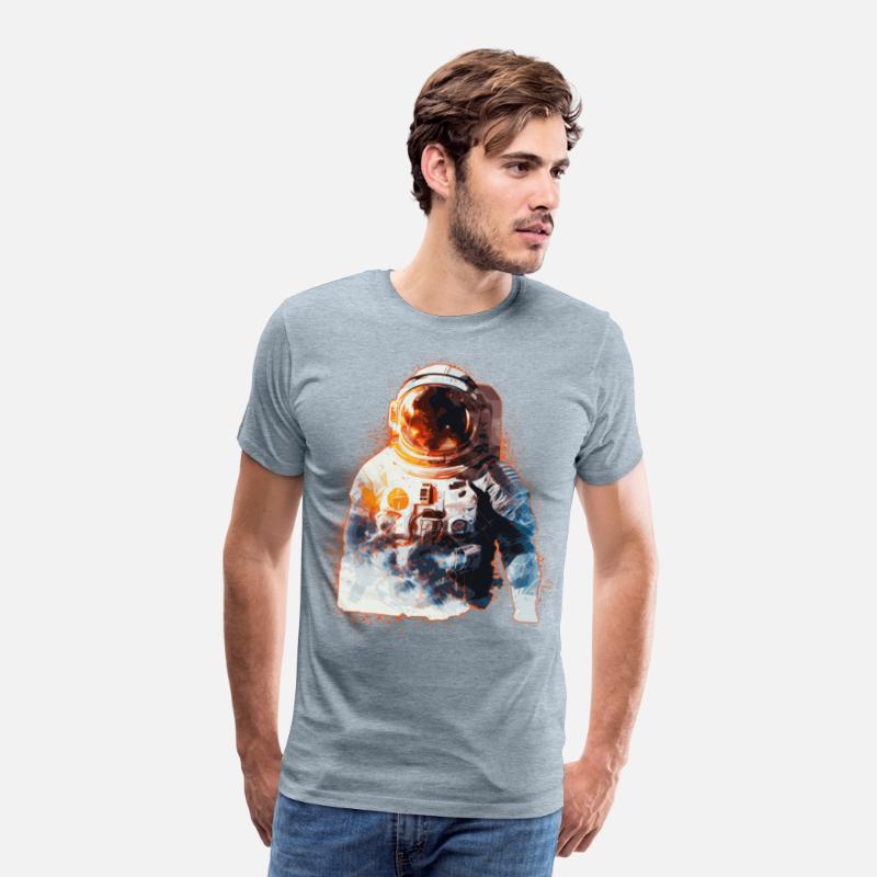 Spaceman Astronaut Galaxy Astronomy Sci Fi Fan