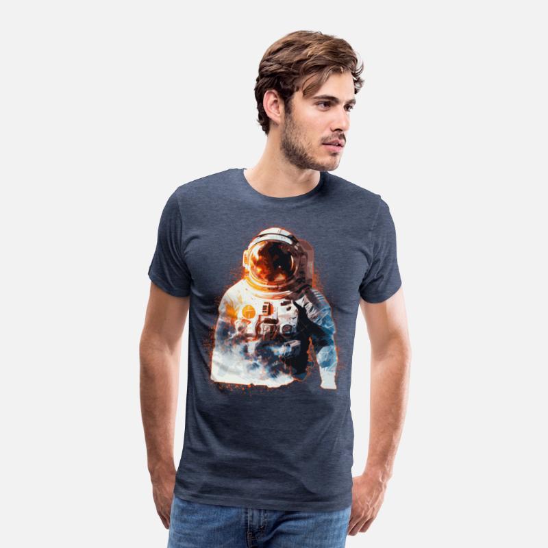 Spaceman Astronaut Galaxy Astronomy Sci Fi Fan