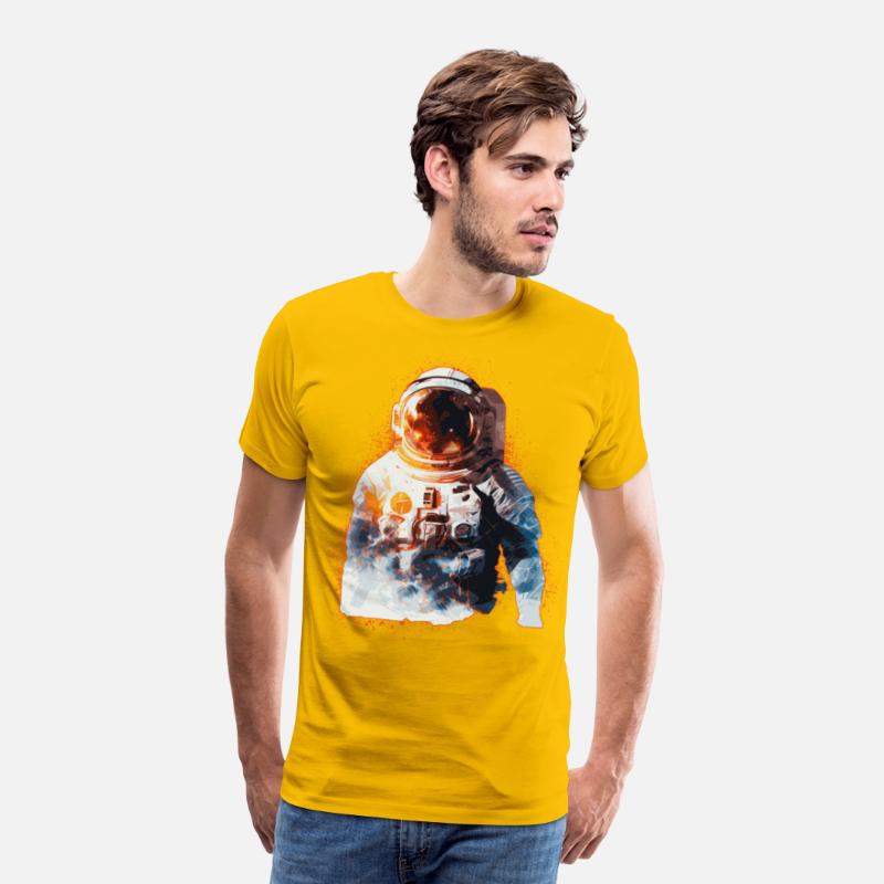 Spaceman Astronaut Galaxy Astronomy Sci Fi Fan