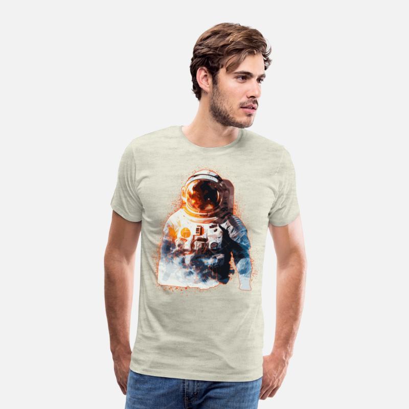 Spaceman Astronaut Galaxy Astronomy Sci Fi Fan