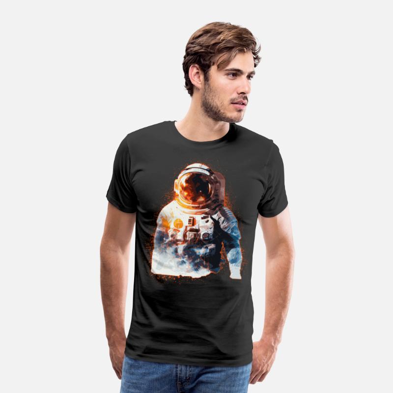 Spaceman Astronaut Galaxy Astronomy Sci Fi Fan