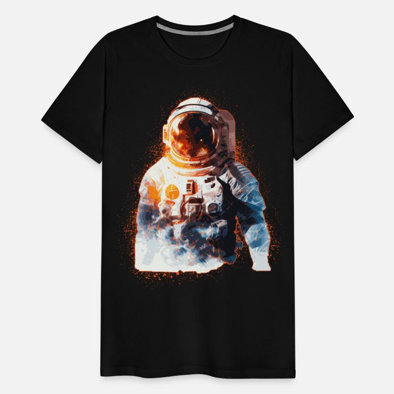 Spaceman Astronaut Galaxy Astronomy Sci Fi Fan