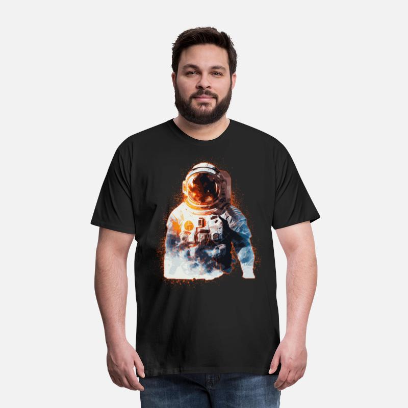 Spaceman Astronaut Galaxy Astronomy Sci Fi Fan