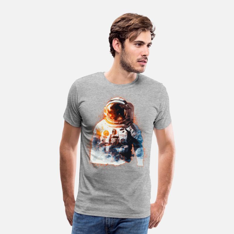 Spaceman Astronaut Galaxy Astronomy Sci Fi Fan