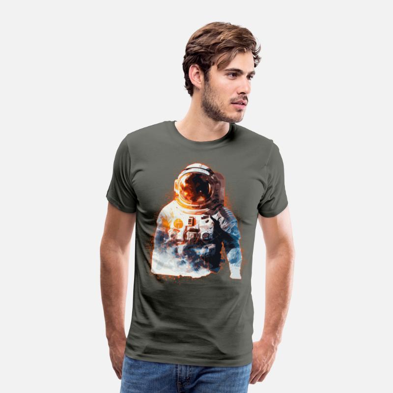 Spaceman Astronaut Galaxy Astronomy Sci Fi Fan