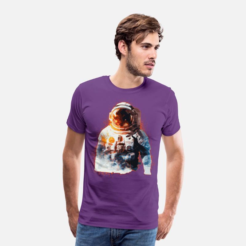 Spaceman Astronaut Galaxy Astronomy Sci Fi Fan