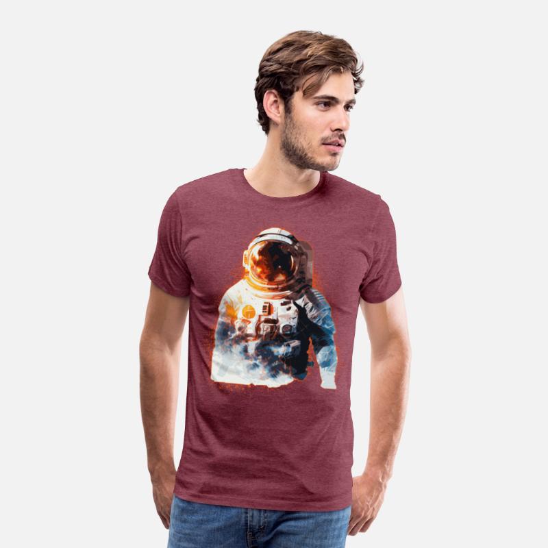 Spaceman Astronaut Galaxy Astronomy Sci Fi Fan