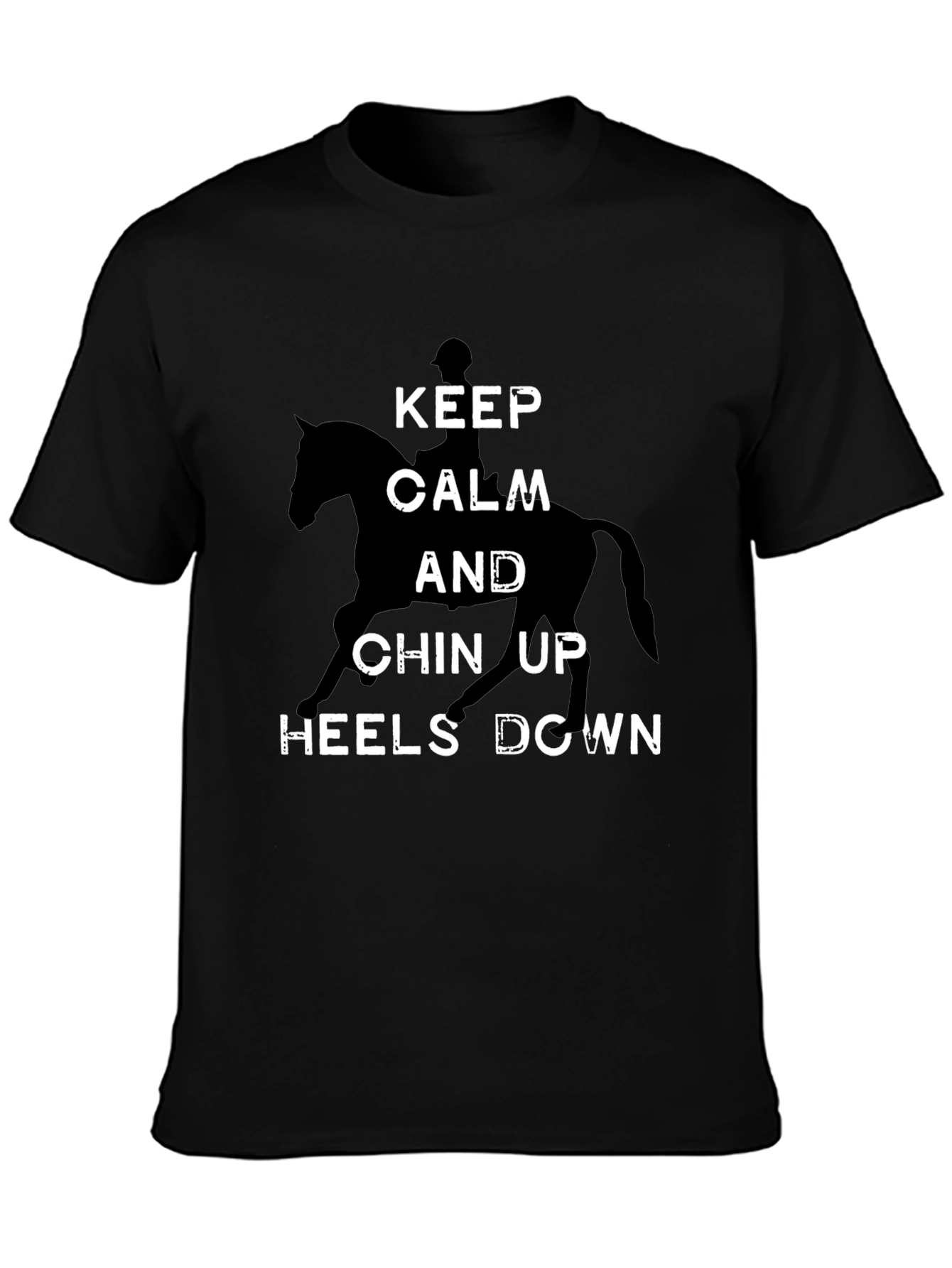Keep Calm Horse Riding Graphic Tee