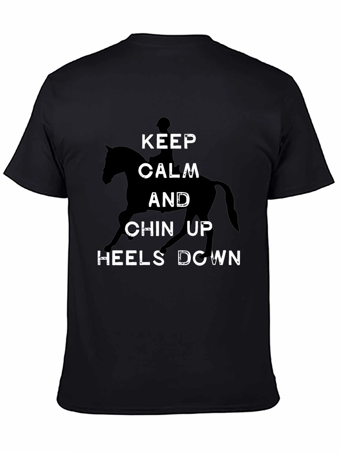 Keep Calm Horse Riding Graphic Tee