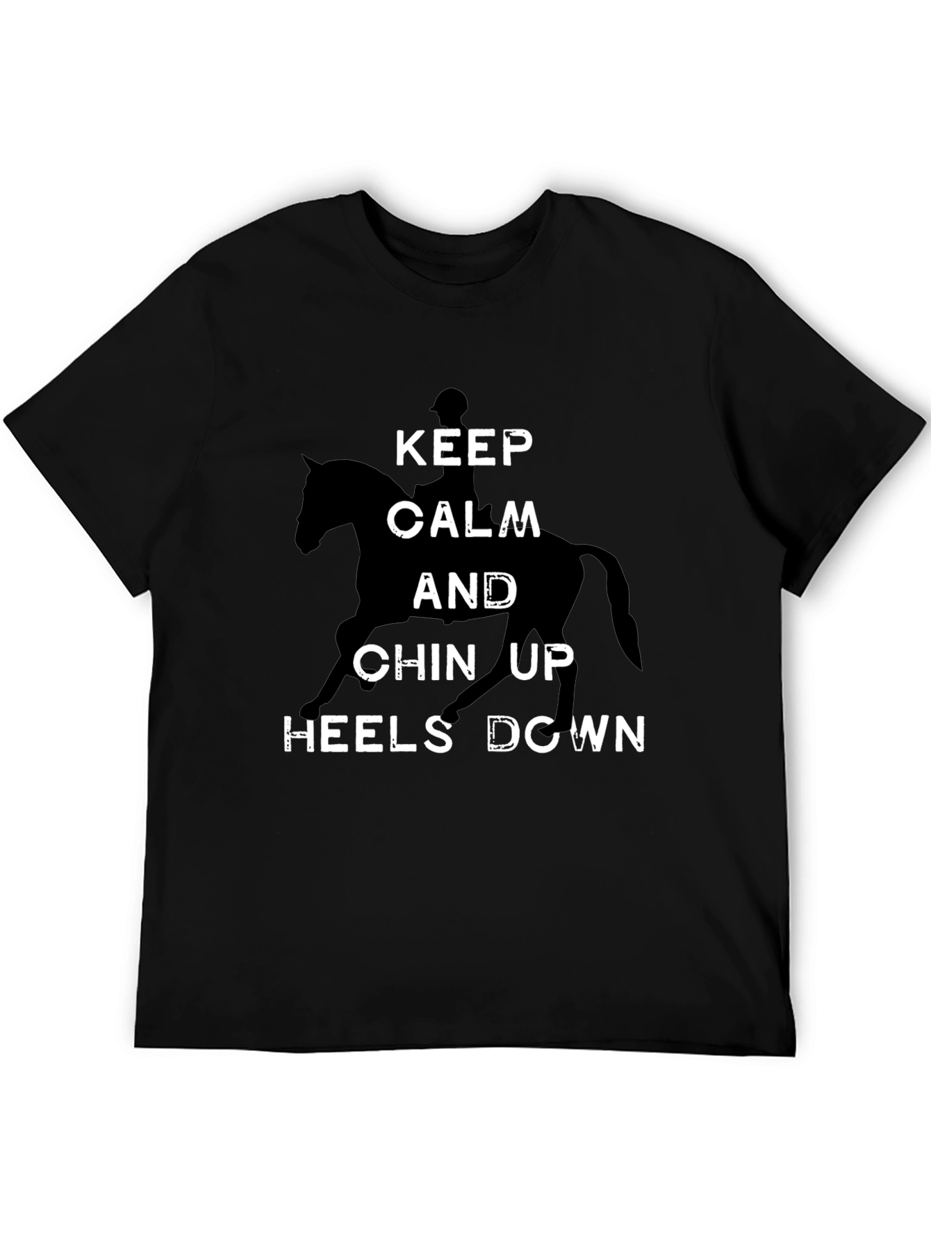 Keep Calm Horse Riding Graphic Tee