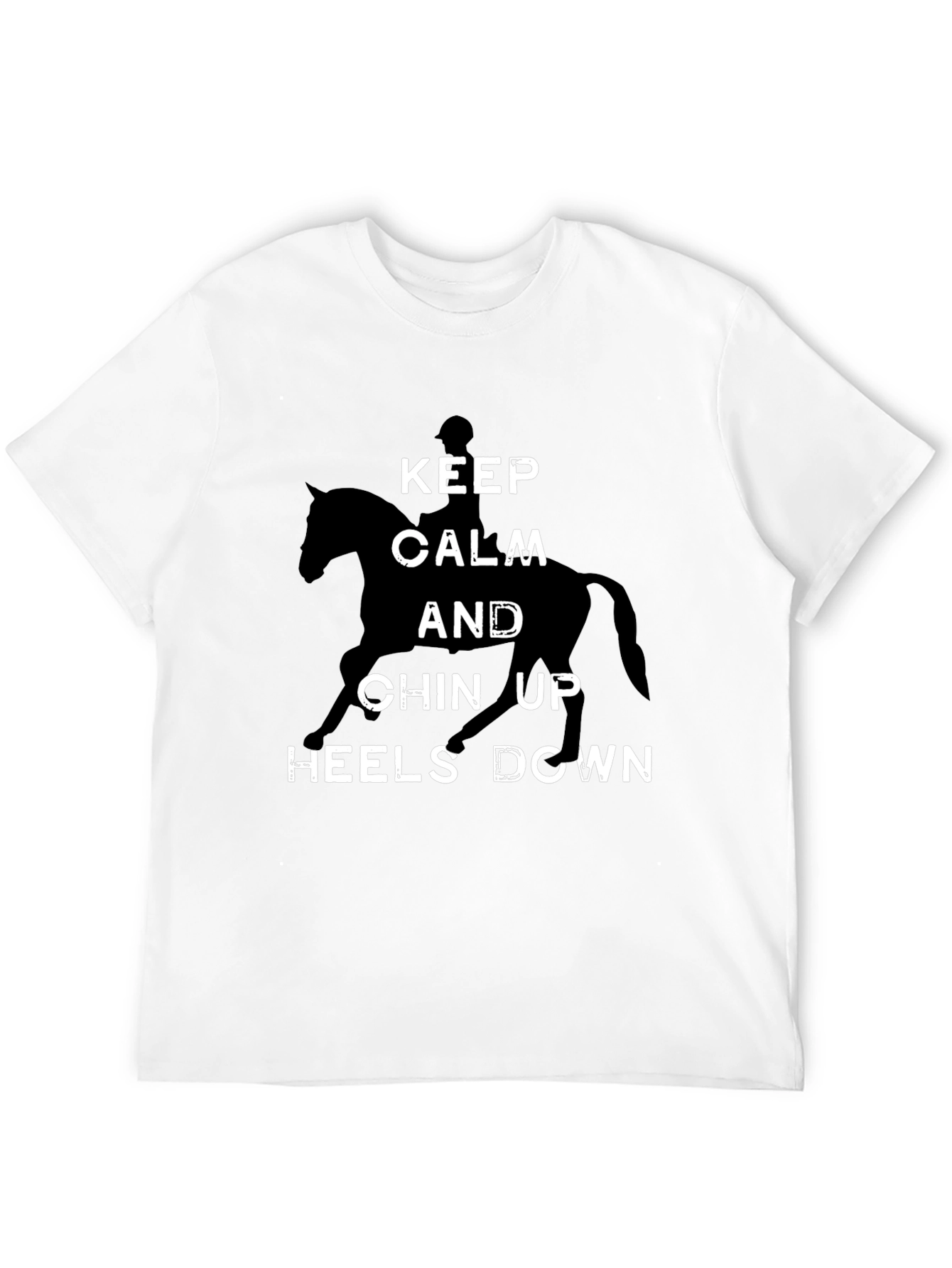Keep Calm Horse Riding Graphic Tee