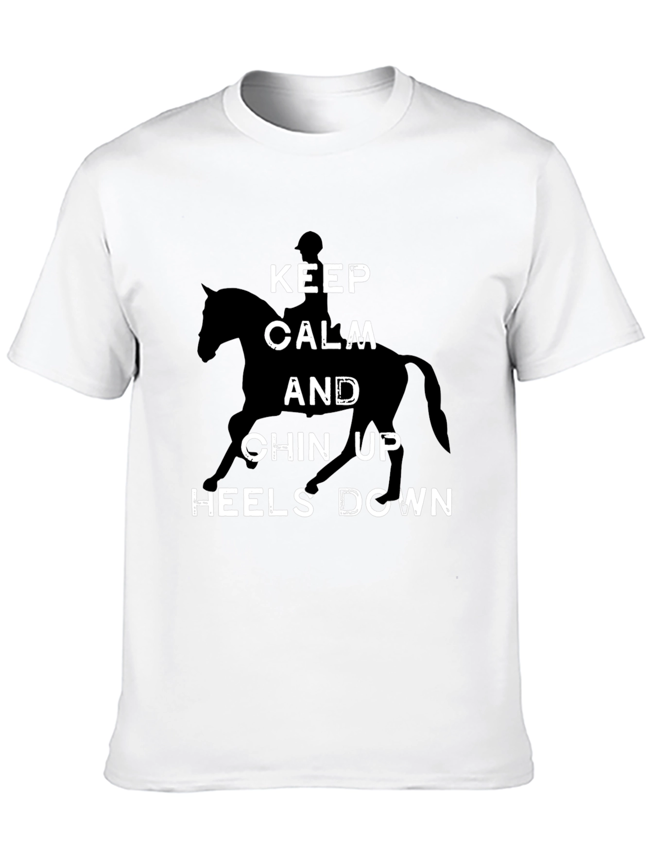 Keep Calm Horse Riding Graphic Tee