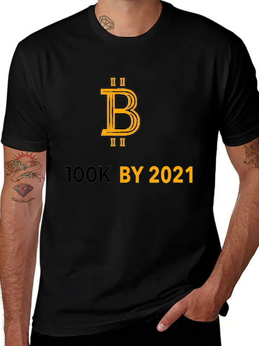 Bitcoin 100K By 2021 Graphic Tee