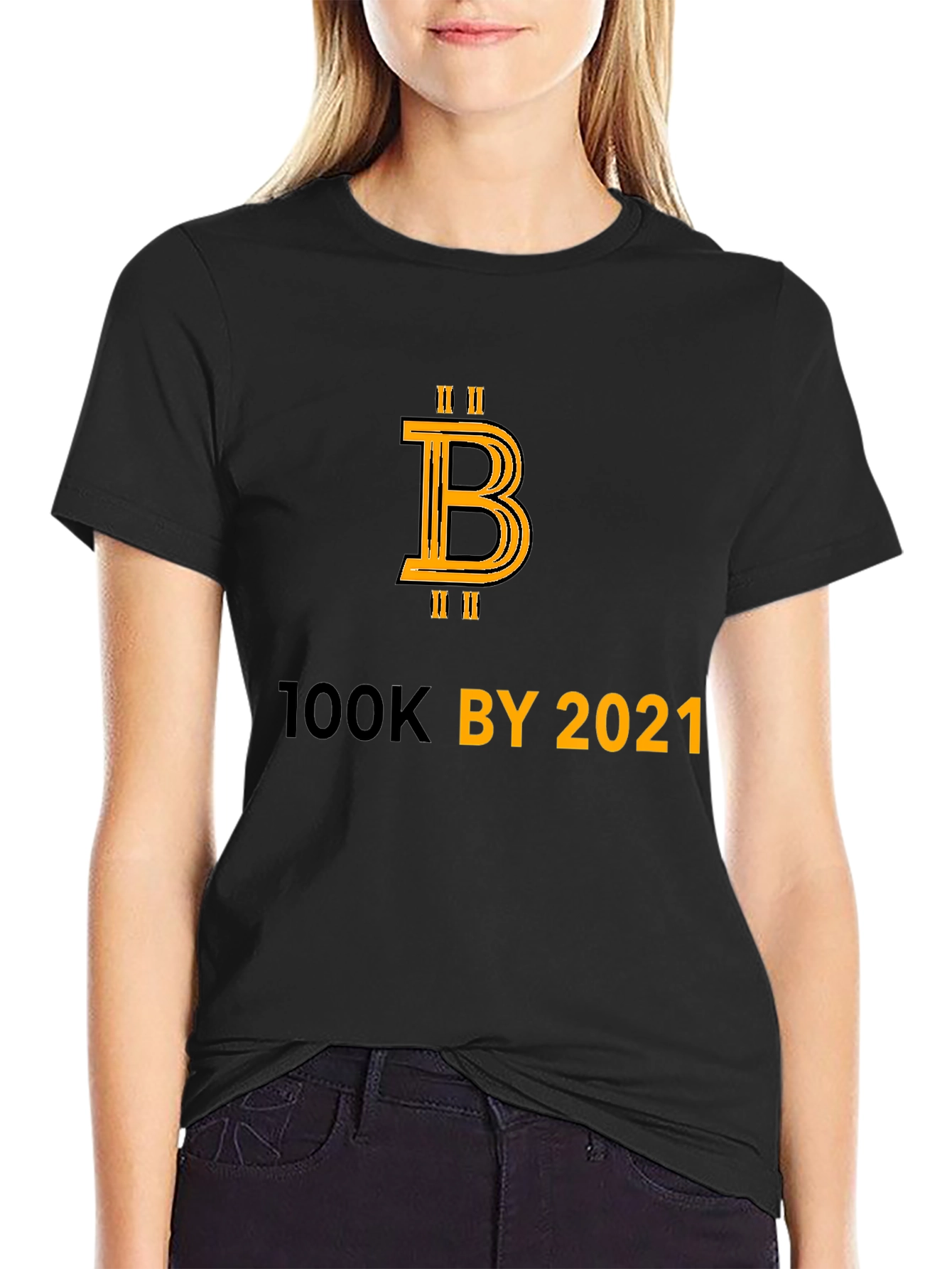 Bitcoin 100K By 2021 Graphic Tee