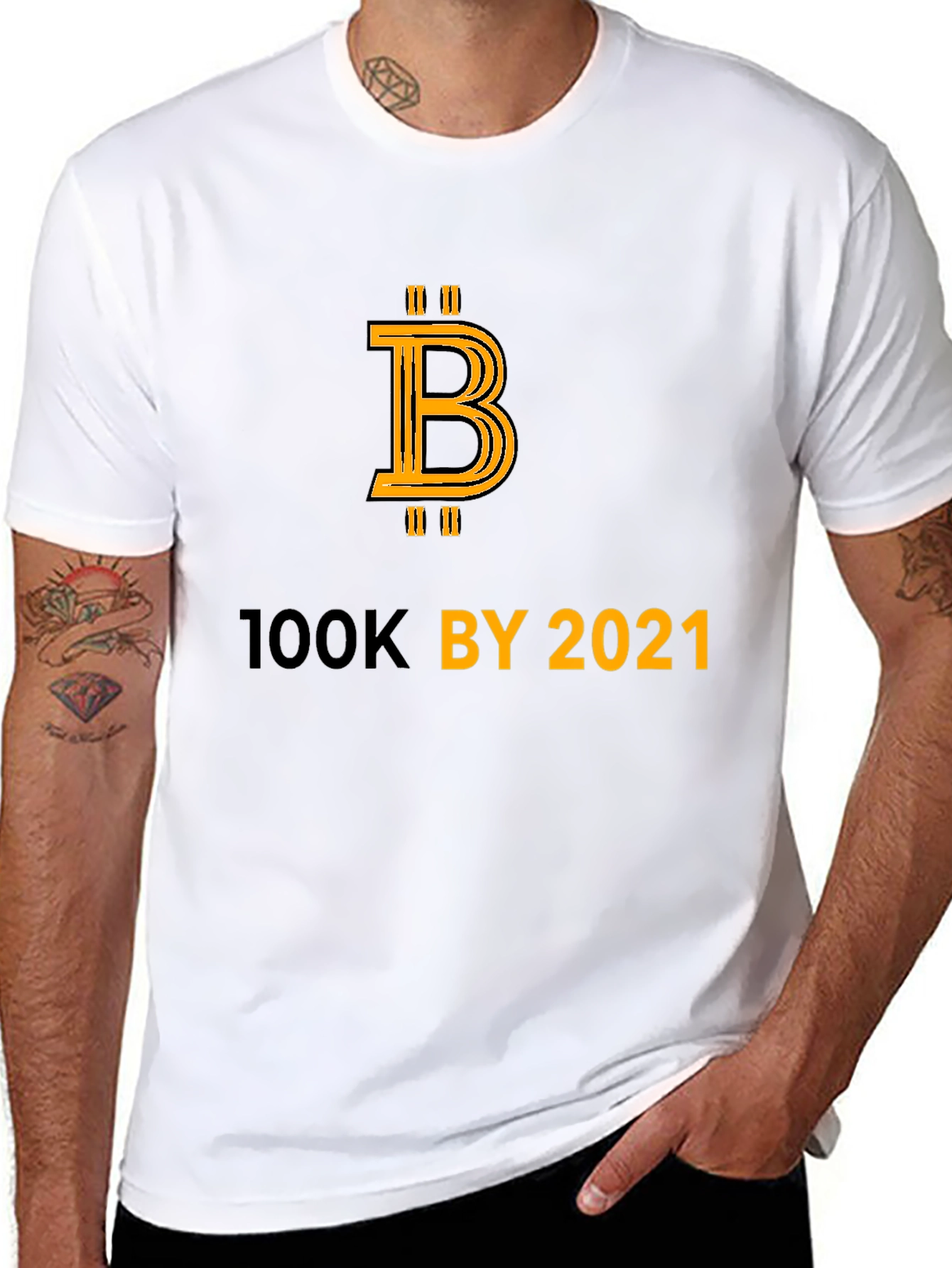 Bitcoin 100K By 2021 Graphic Tee