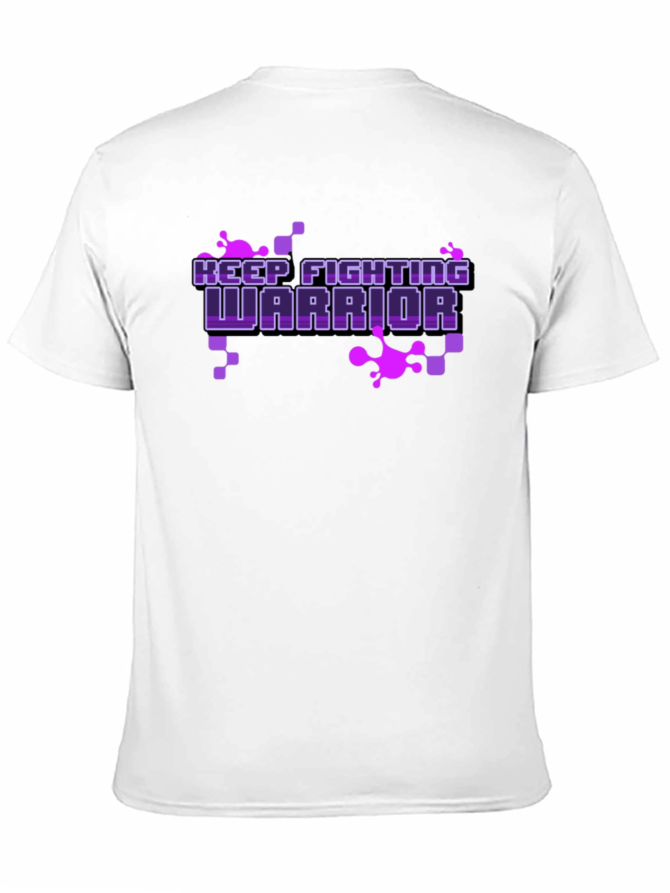 Keep Fighting Warrior Black Graphic Tee