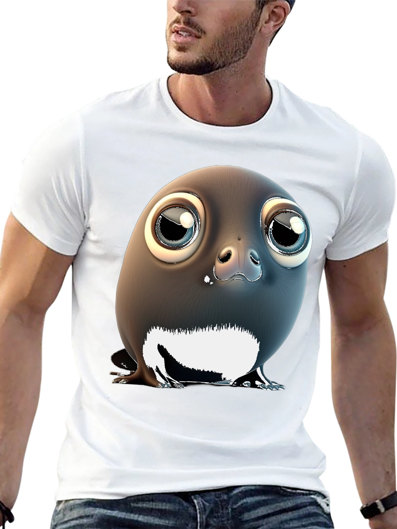 Cute Penguin T-Shirt - Unique Graphic Tee