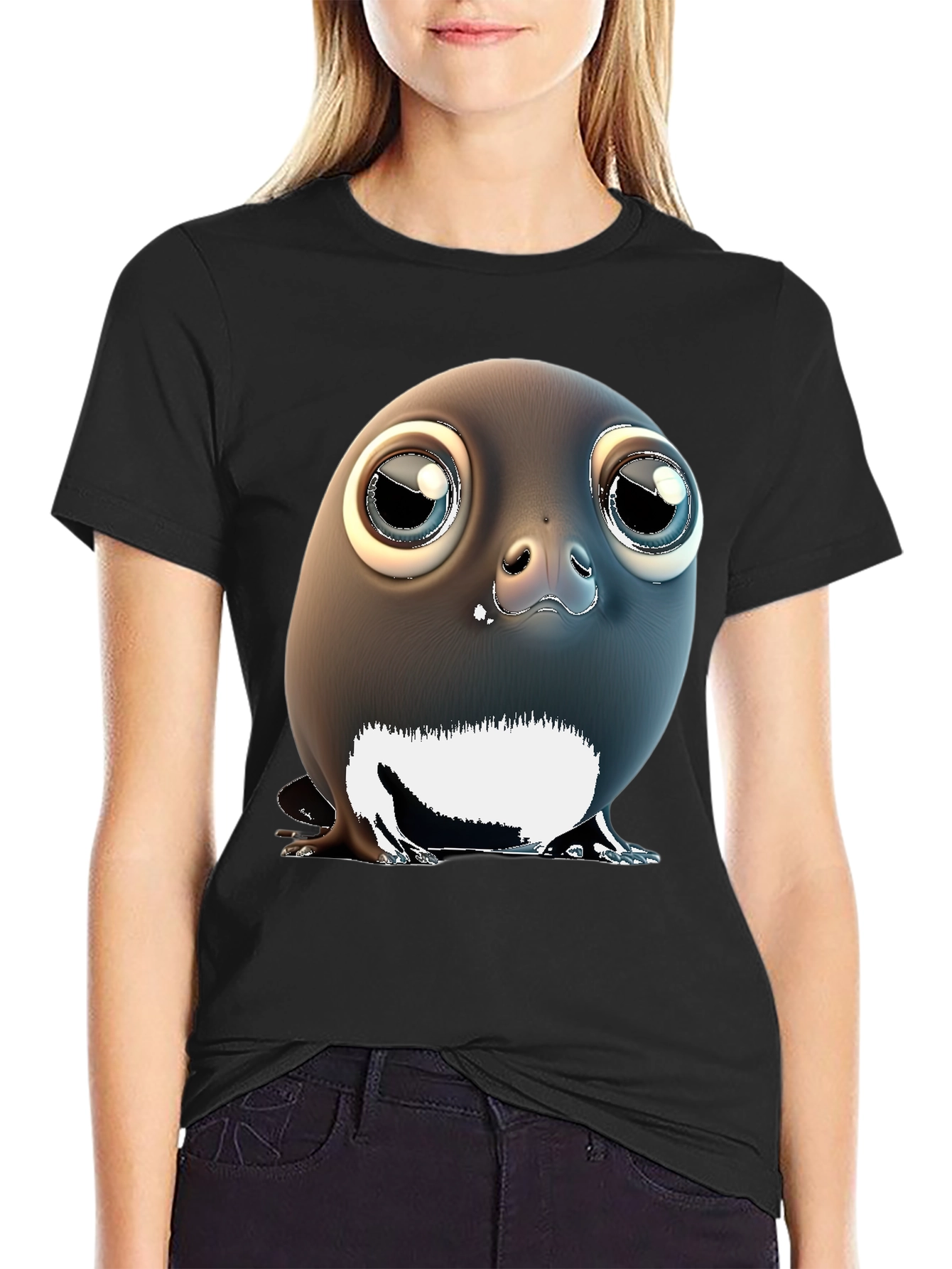 Cute Penguin T-Shirt - Unique Graphic Tee