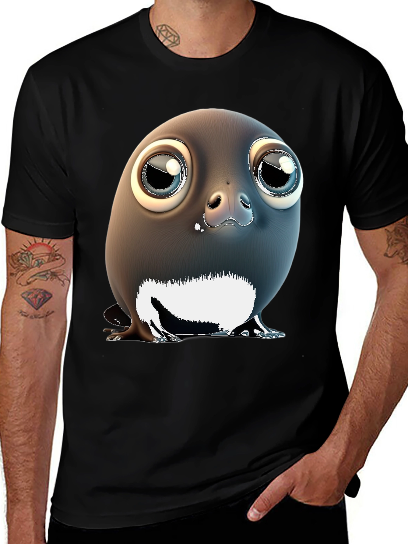 Cute Penguin T-Shirt - Unique Graphic Tee