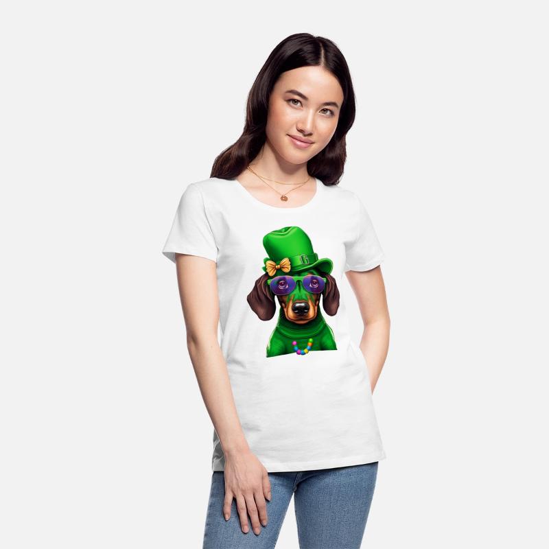 St. Patricks Day Dachshund Wiener Dog Shamrock