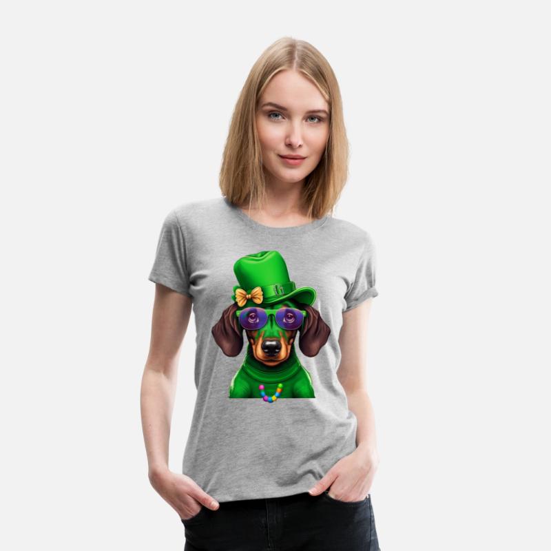 St. Patricks Day Dachshund Wiener Dog Shamrock