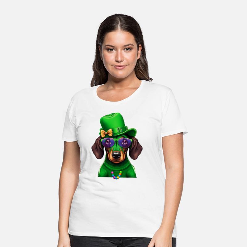 St. Patricks Day Dachshund Wiener Dog Shamrock