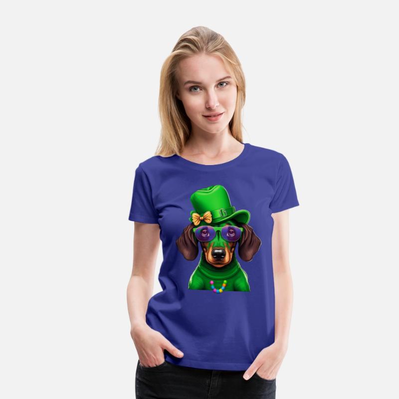 St. Patricks Day Dachshund Wiener Dog Shamrock