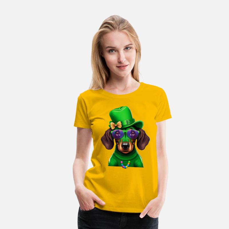 St. Patricks Day Dachshund Wiener Dog Shamrock