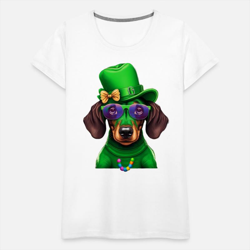 St. Patricks Day Dachshund Wiener Dog Shamrock