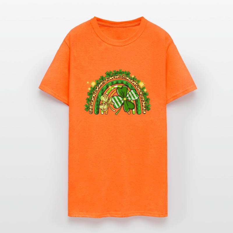 St Patricks Day Rainbow Shamrock