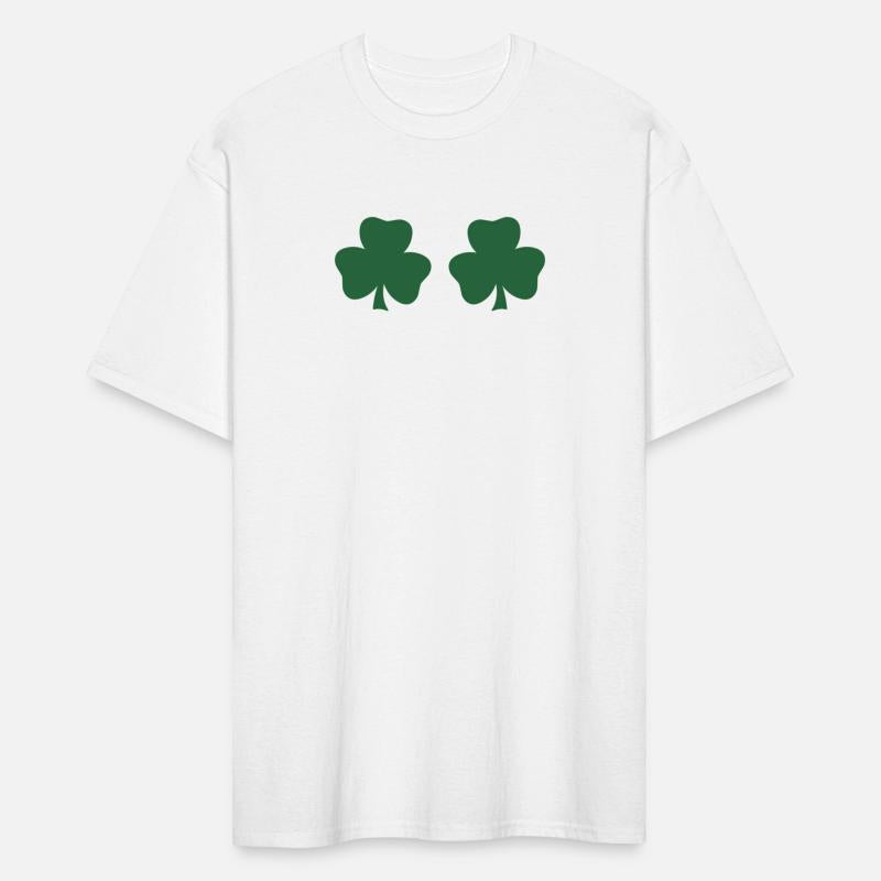 St Patricks Day Shamrock Breasts Boobs