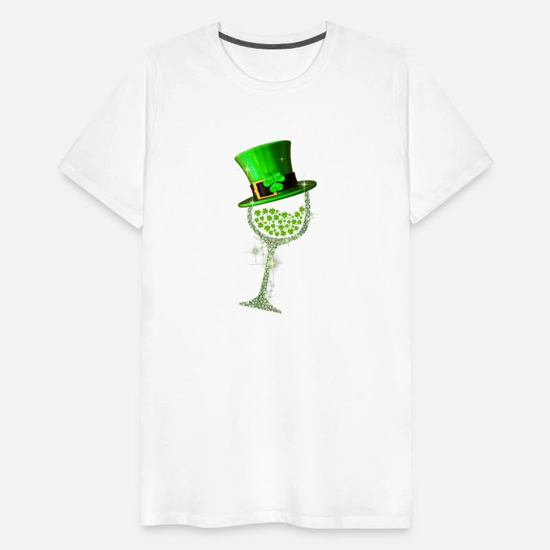 St Patrick'S Day Shamrock Wine Glass Forss
