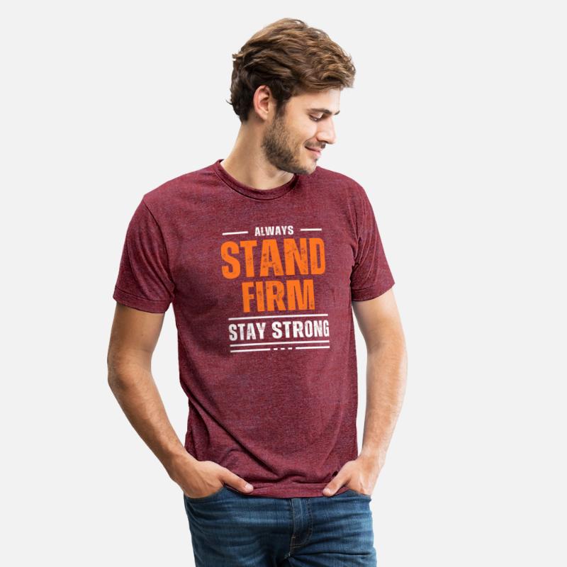 STAND FIRM MOTIVATION T SHIRT COOL