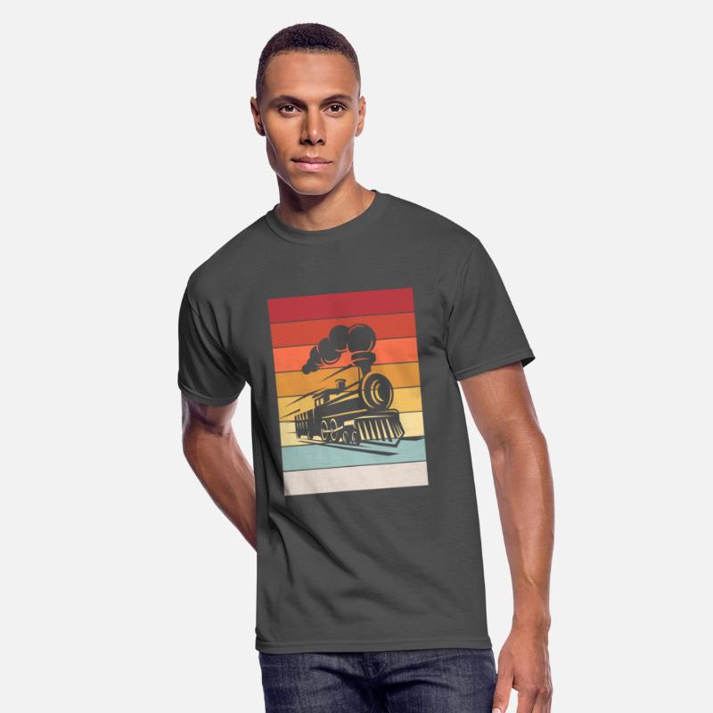 Steam Locomotive Retro Railroad Fashion