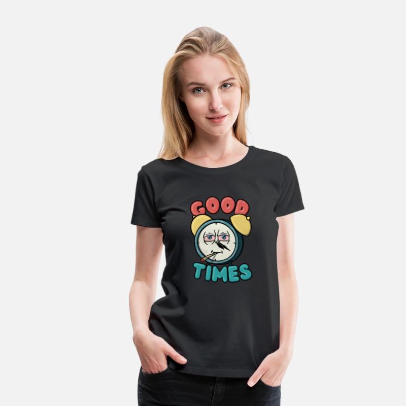 Stoner Art T ShirtGood Times Stoner Clock