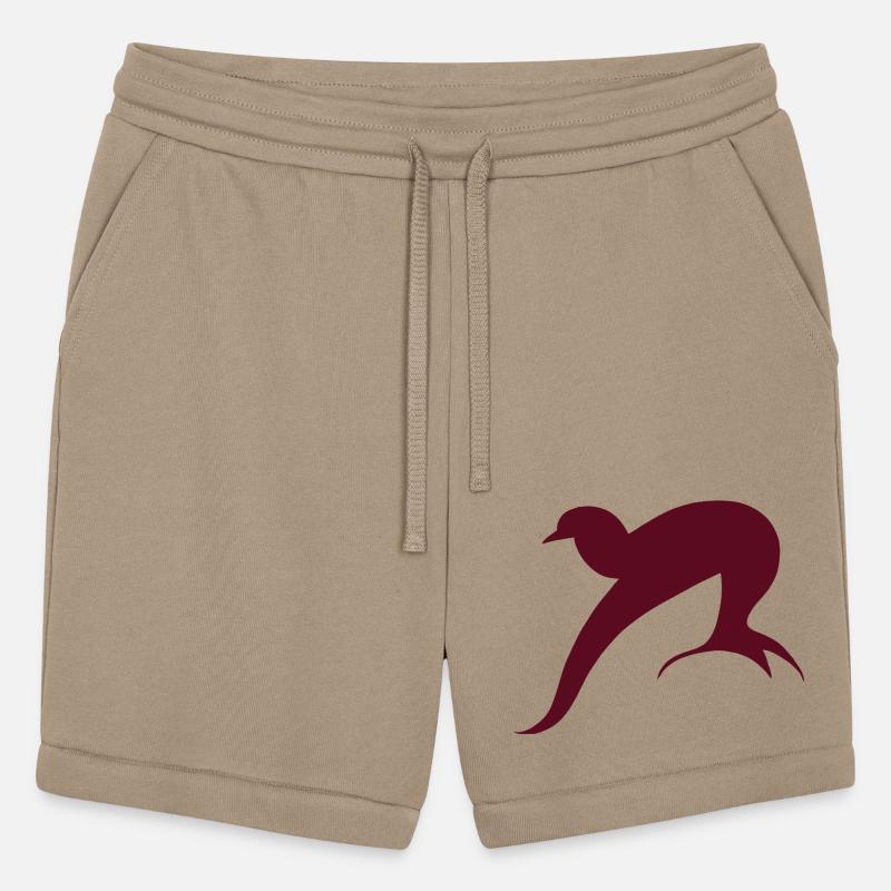 Strange Bird Like Creature Vector Single Color