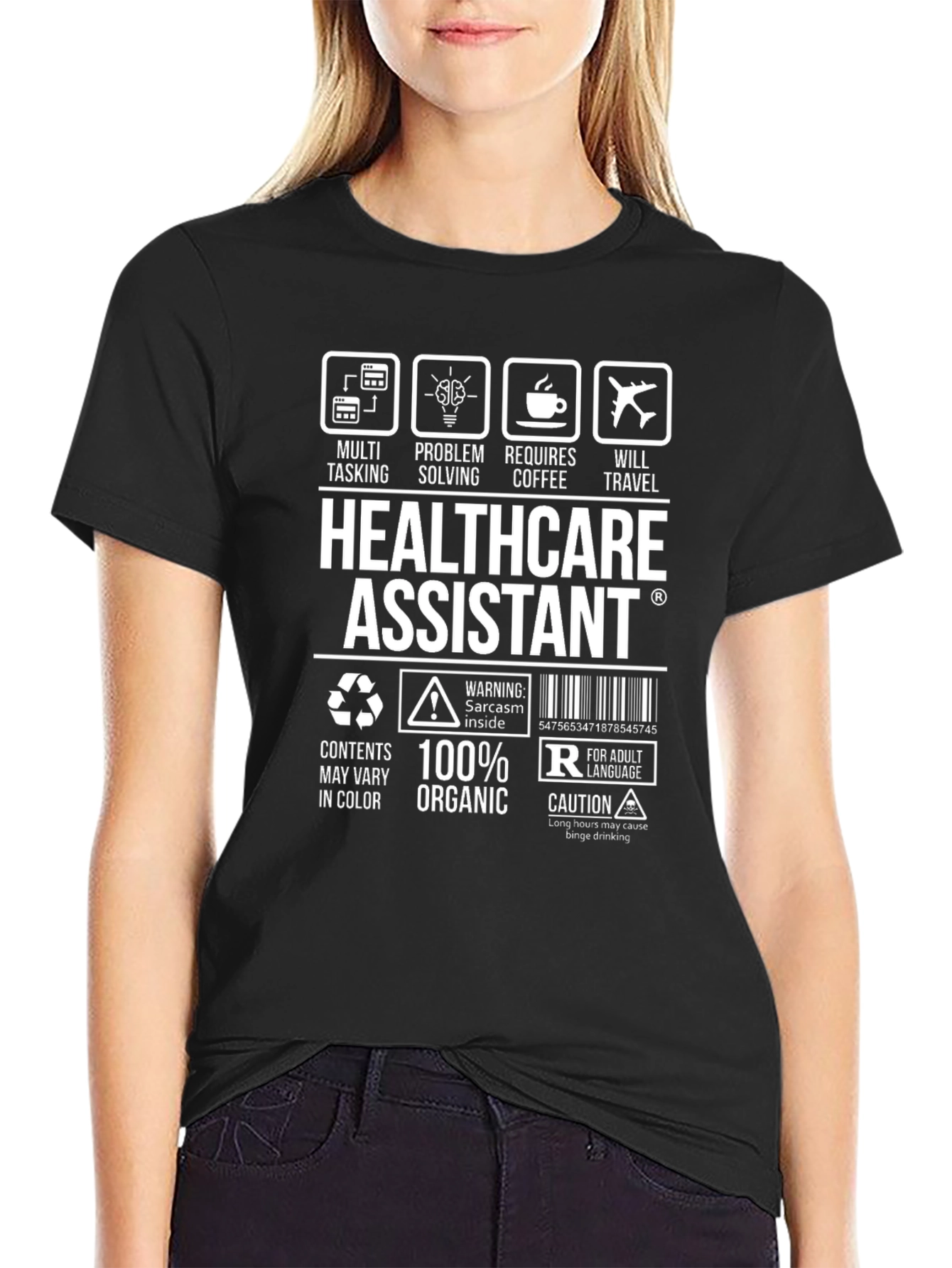 Healthcare Assistant T-Shirt: Multi-Tasking Problem Solving