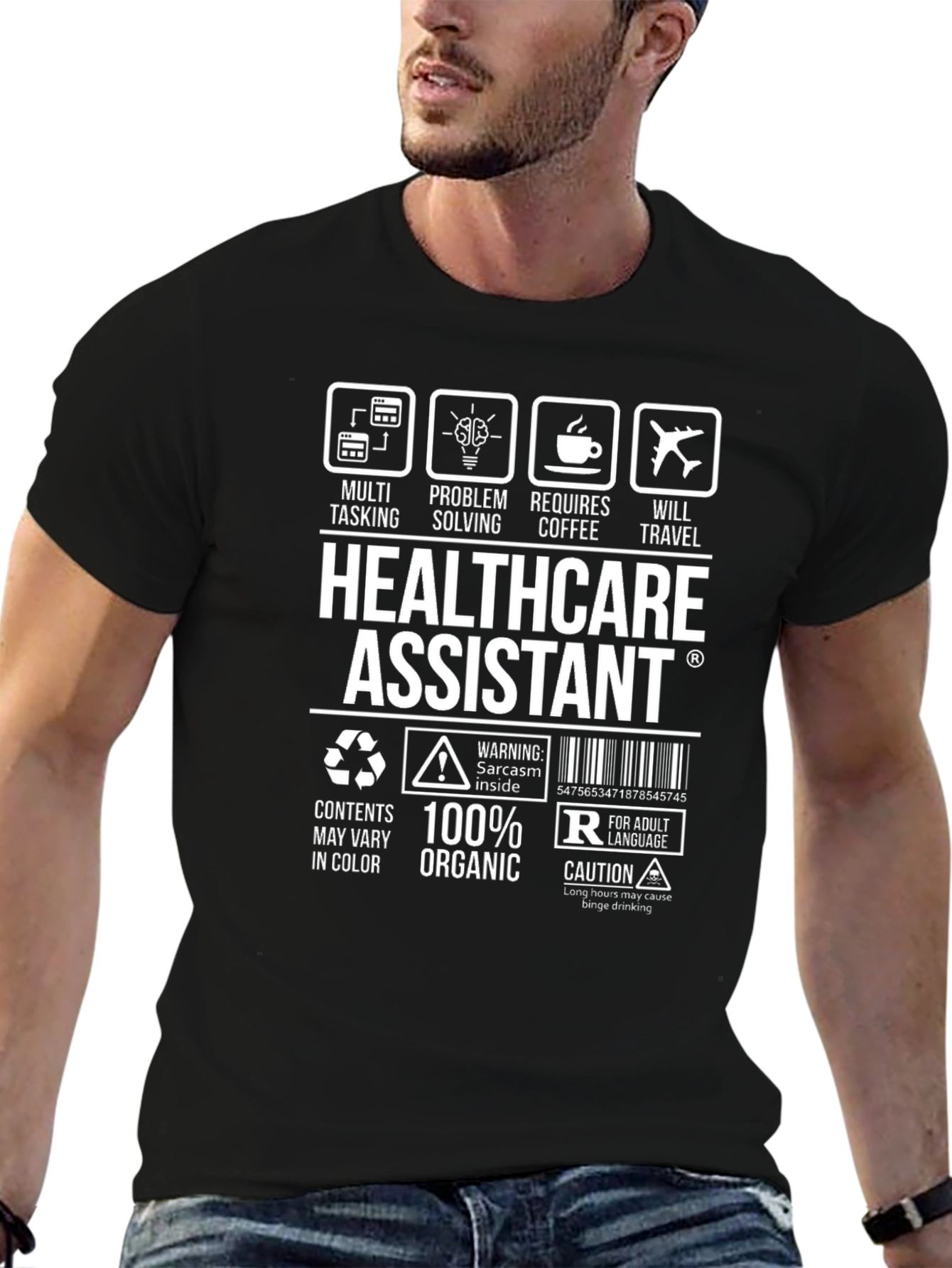 Healthcare Assistant T-Shirt: Multi-Tasking Problem Solving