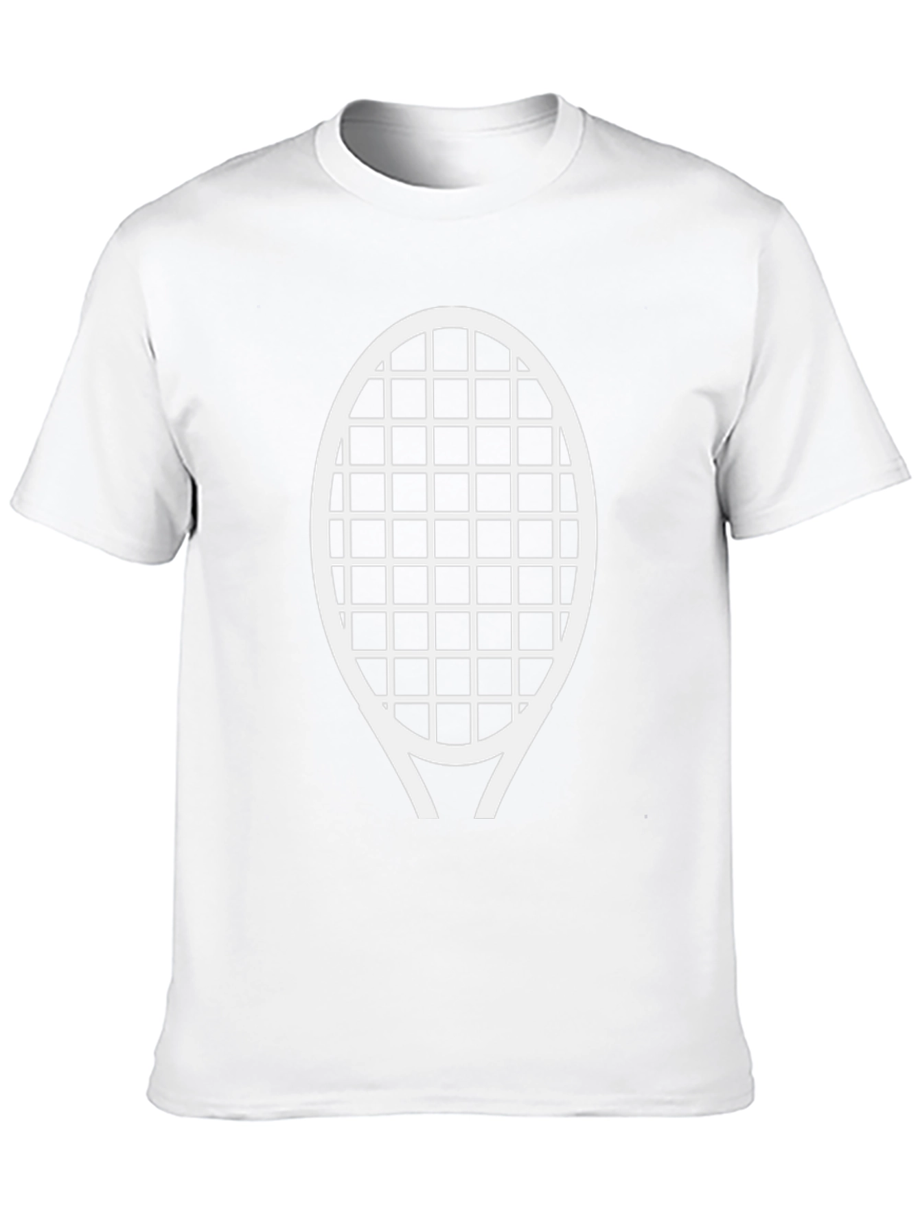 Tennis Racket Graphic Tee - Sporty & Stylish