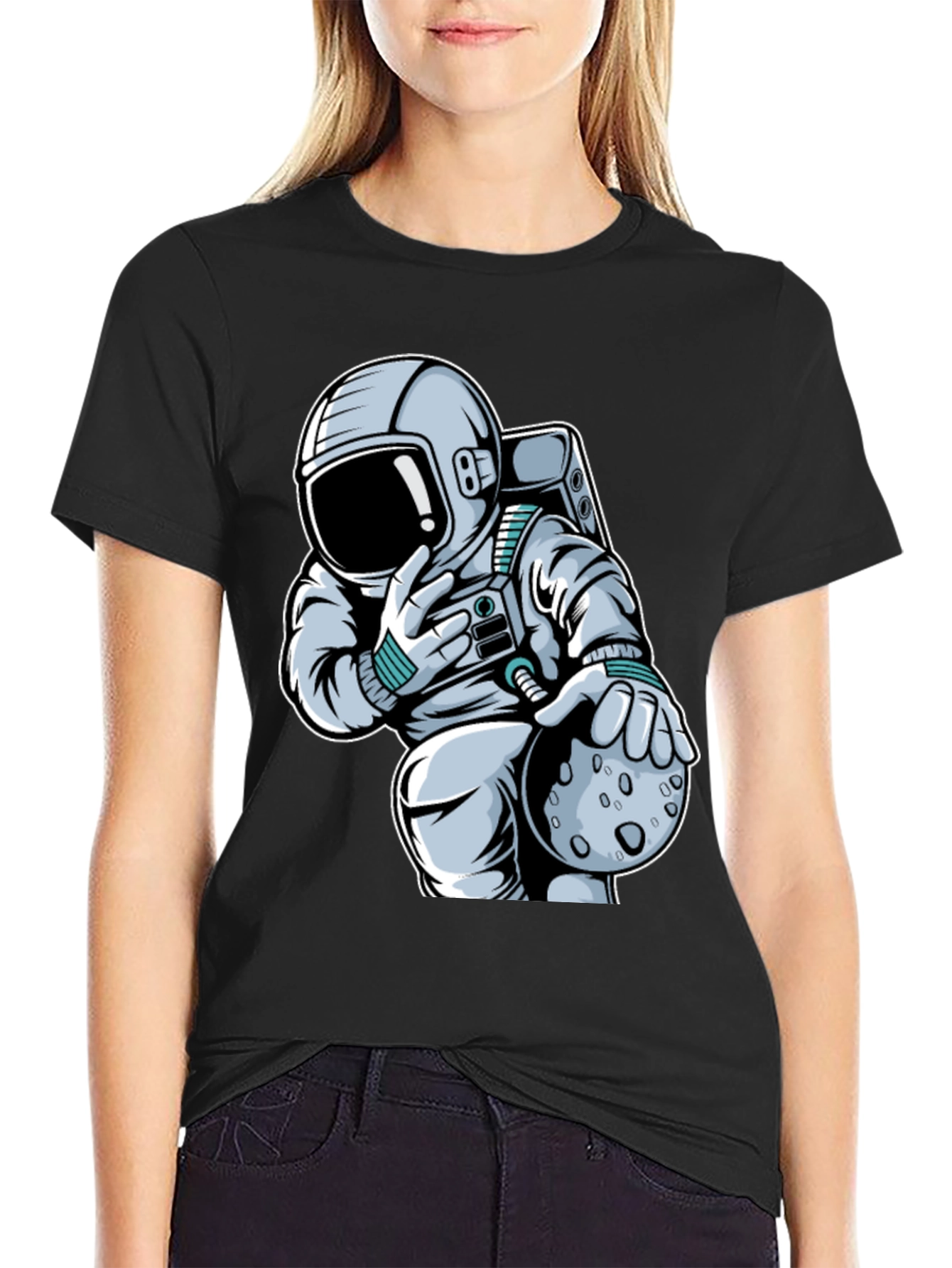 Astronaut Moonwalk T-Shirt - Space Fan Tee