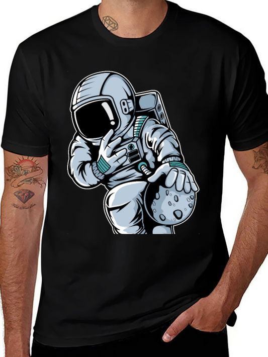 Astronaut Moonwalk T-Shirt - Space Fan Tee