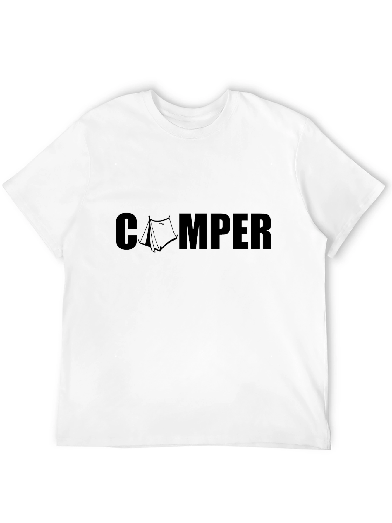 Camper Graphic Tee - Black Camping T-Shirt