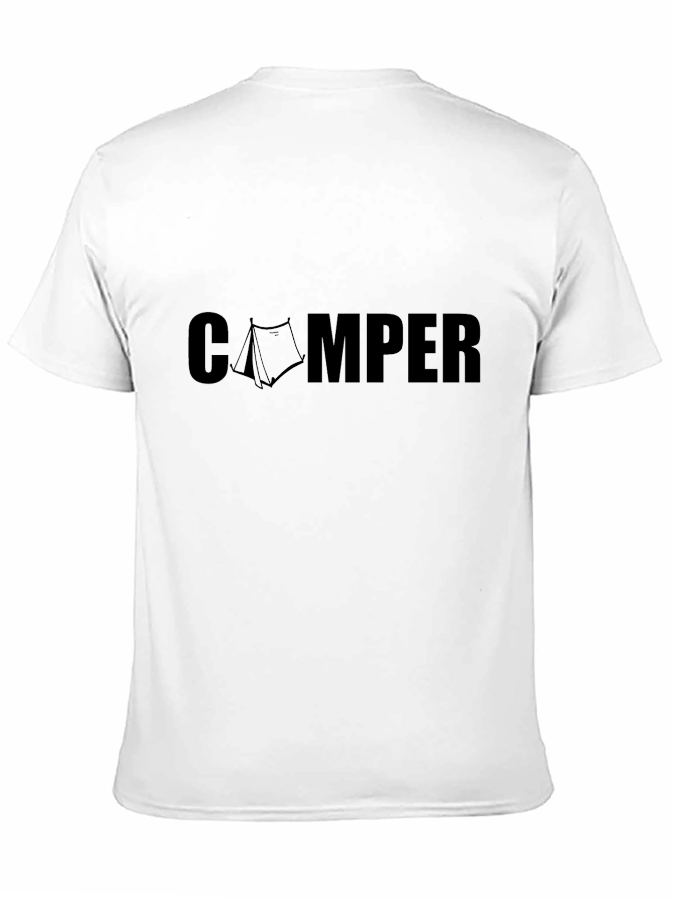 Camper Graphic Tee - Black Camping T-Shirt