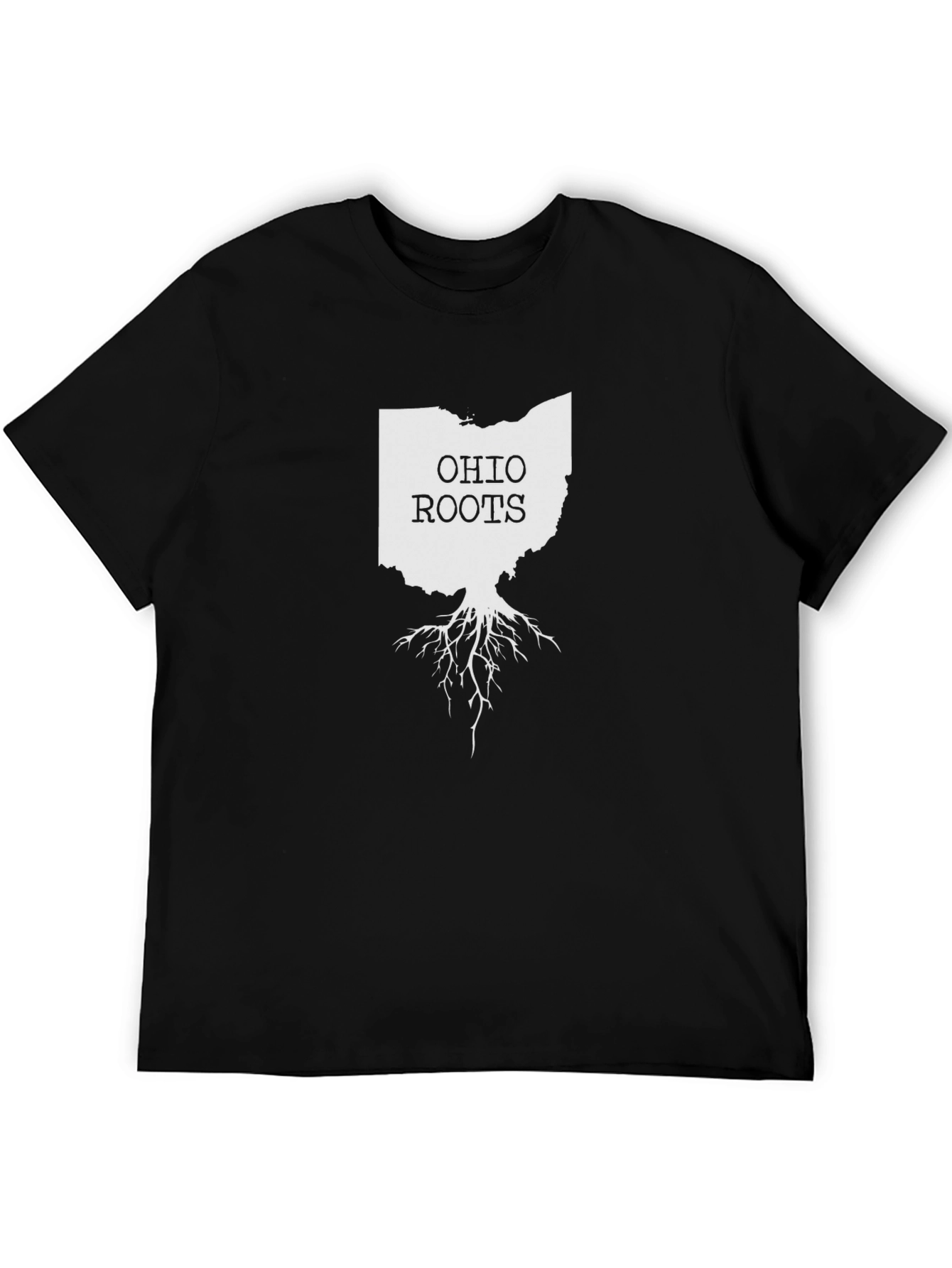 Ohio Roots Graphic Tee - Black Cotton