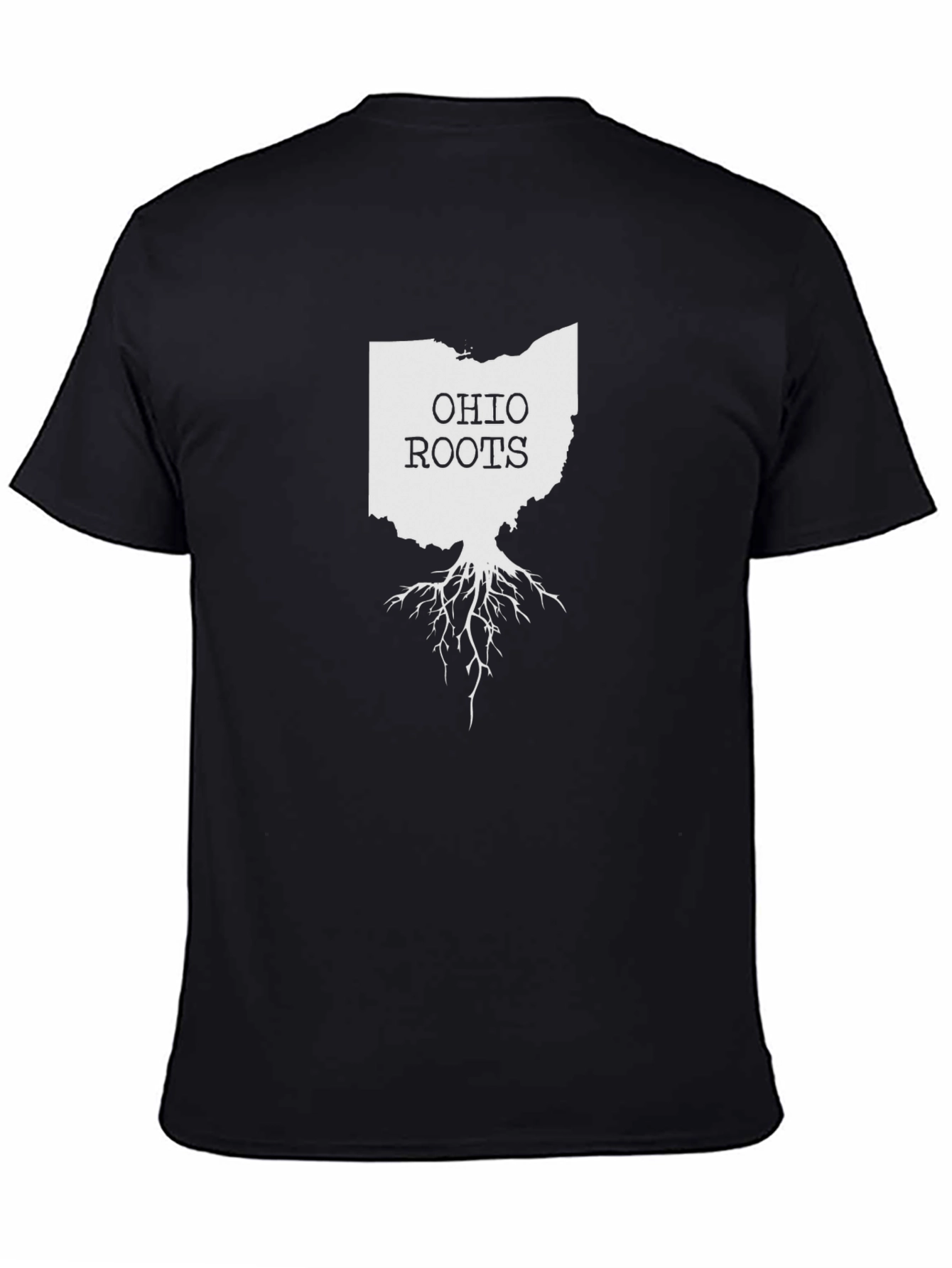 Ohio Roots Graphic Tee - Black Cotton
